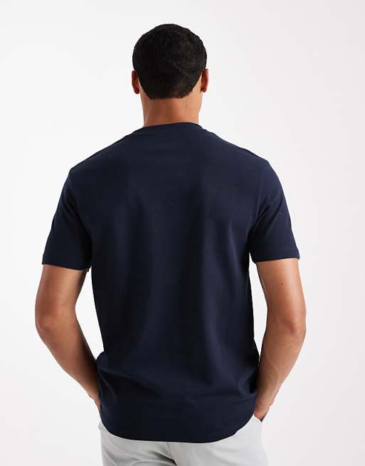 ASOS DESIGN Heavyweight Crew Neck T-shirt In Navy