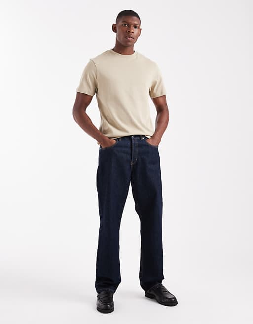 ASOS DESIGN Heavyweight Crew Neck T-shirt In Stone