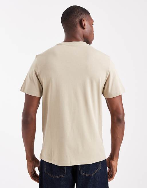 ASOS DESIGN Heavyweight Crew Neck T-shirt In Stone