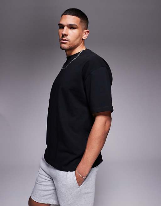 ASOS DESIGN Heavyweight Oversized T-shirt In Black