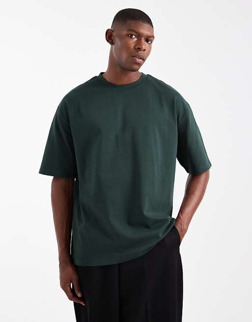 ASOS DESIGN heavyweight oversized t-shirt in turquoise