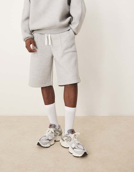 ASOS DESIGN Heavyweight Oversized Track Jacket In Scuba-style Fabric In Charcoal