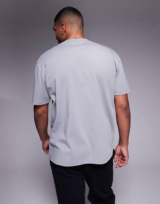 ASOS DESIGN Heavyweight Relaxed T-shirt In Grey