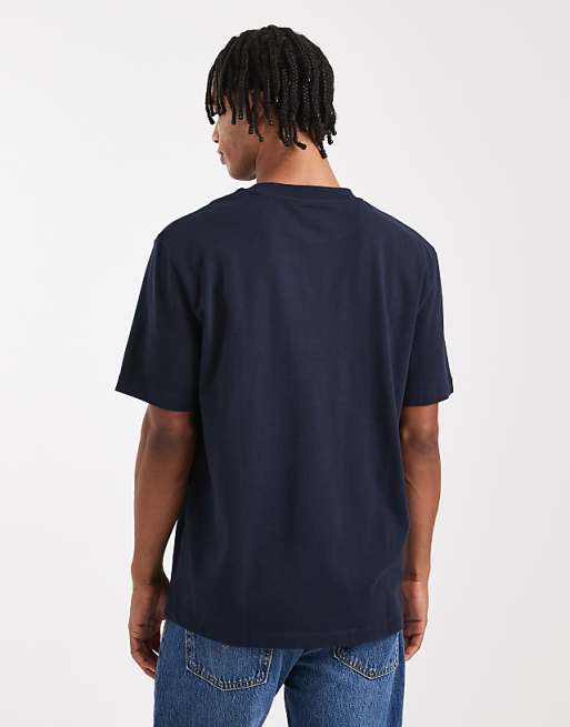 ASOS DESIGN Heavyweight Relaxed T-shirt In Navy