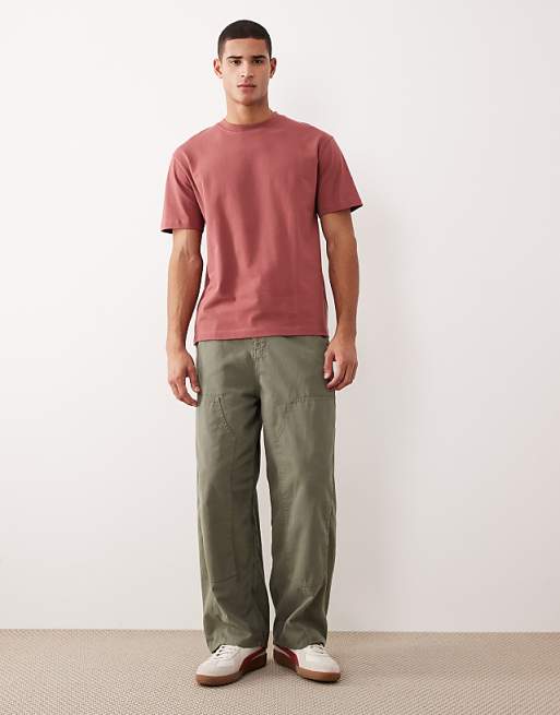 ASOS DESIGN Heavyweight Relaxed T-shirt In Red