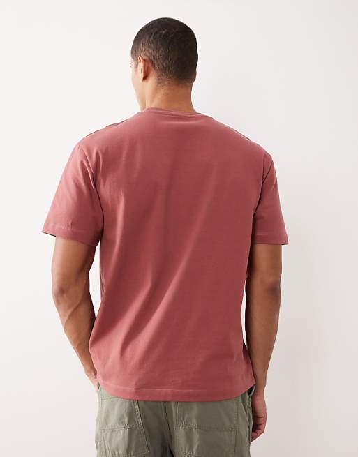 ASOS DESIGN Heavyweight Relaxed T-shirt In Red