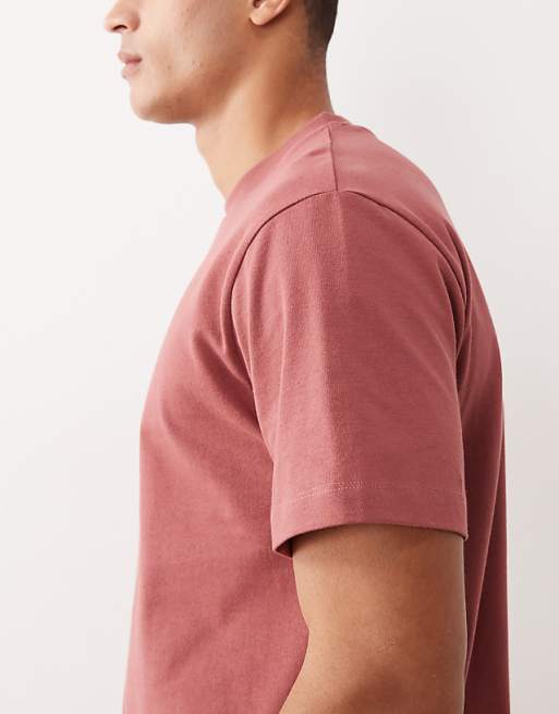 ASOS DESIGN Heavyweight Relaxed T-shirt In Red