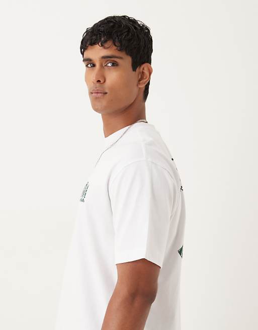 ASOS DESIGN Heavyweight Relaxed T-shirt With Food Print In White
