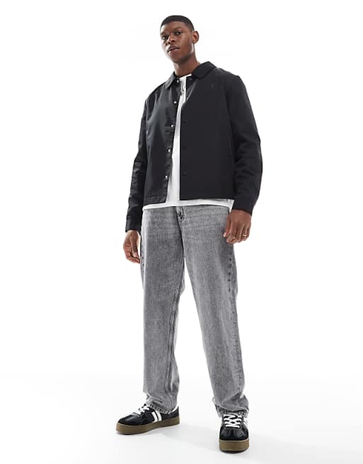 ASOS DESIGN Lightweight Coach Jacket In Black