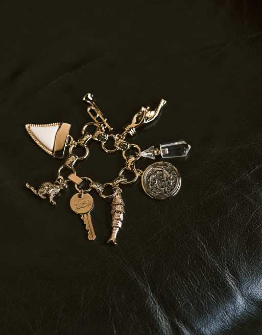 ASOS DESIGN Limited Edition Multi-pack Charm Bracelets In Gold Tone