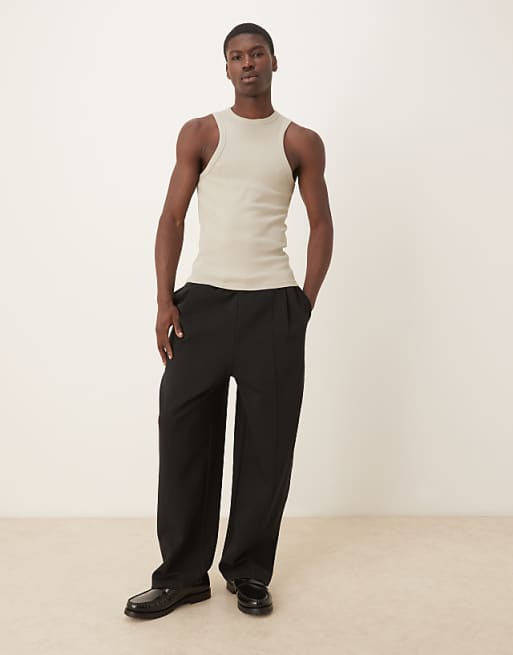 ASOS DESIGN loose joggers black - BLACK