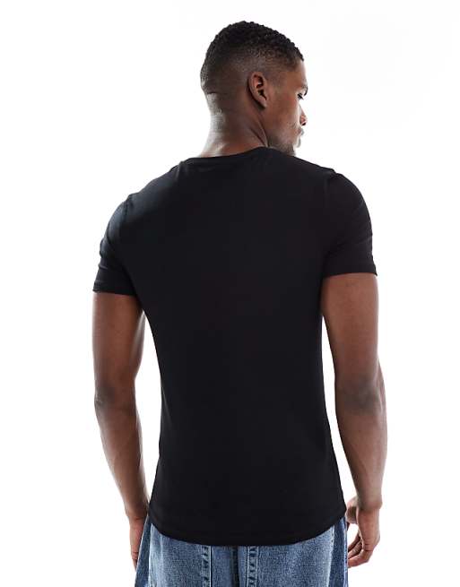 ASOS DESIGN Muscle Fit T-shirt In Black