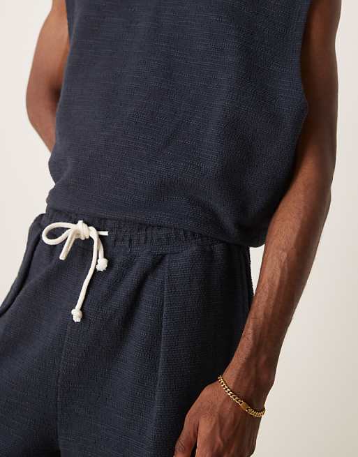 ASOS DESIGN Oversized Bermuda Shorts In Navy