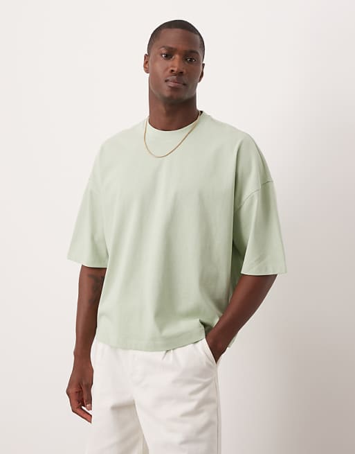 ASOS DESIGN Oversized Boxy Drop Shoulder T-shirt In Mint