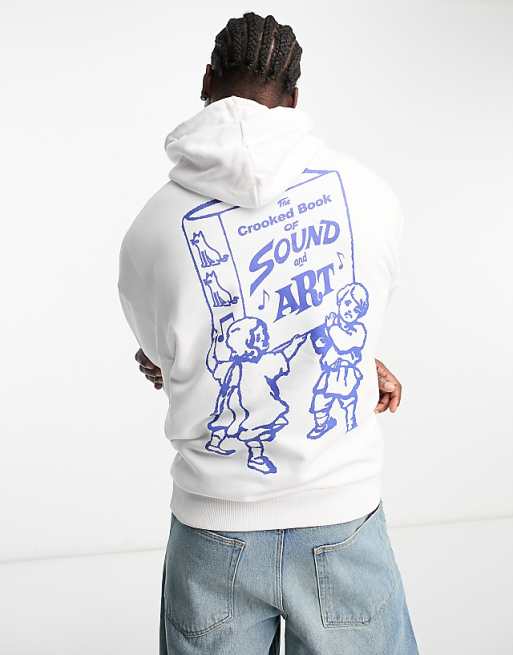 ASOS DESIGN Oversized Hoodie In White
