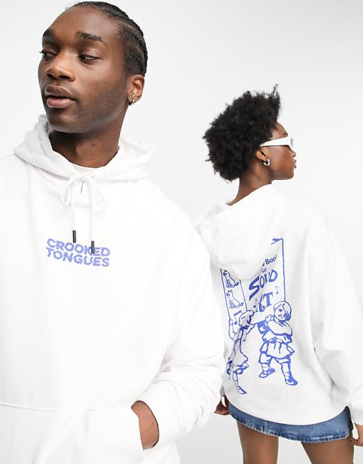 ASOS DESIGN Oversized Hoodie In White