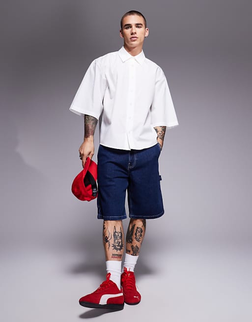 ASOS DESIGN Oversized Poplin Shirt In White