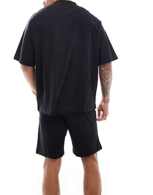 ASOS DESIGN Oversized Pyjama Sets In Black