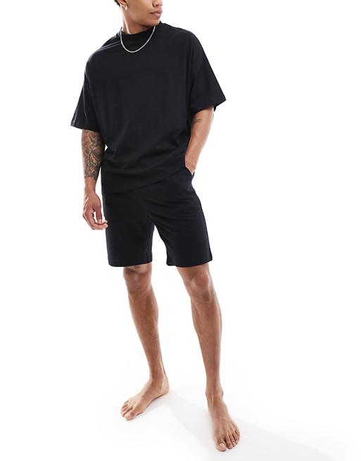 ASOS DESIGN Oversized Pyjama Sets In Black