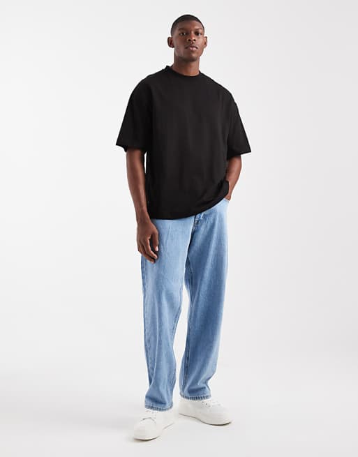 ASOS DESIGN Oversized T-shirt With Celestial Graphic In Black