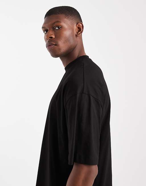 ASOS DESIGN Oversized T-shirt With Celestial Graphic In Black