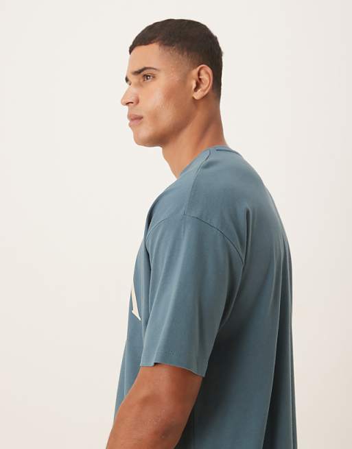 ASOS DESIGN Oversized T-shirt With City Graphic In Dark Grey