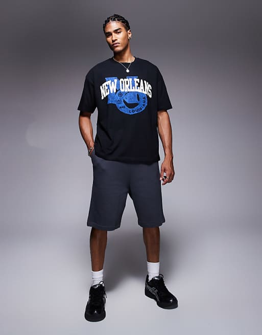 ASOS DESIGN Oversized T-shirt With City Graphic In Black