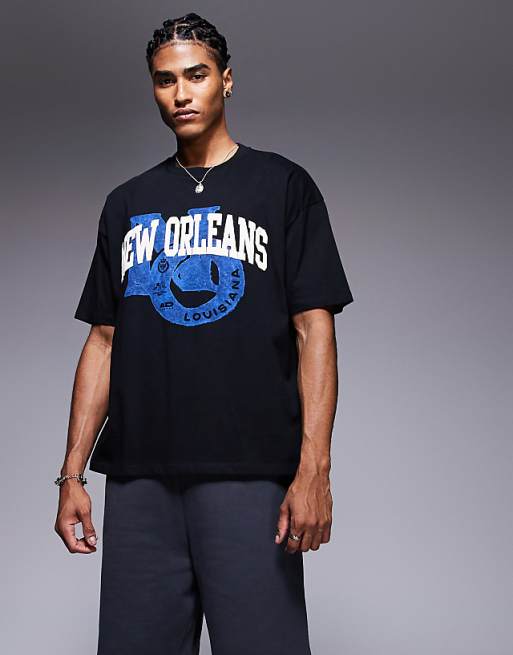 ASOS DESIGN Oversized T-shirt With City Graphic In Black