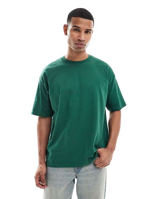 ASOS DESIGN Oversized T-shirt With Dragon Graphic In Green