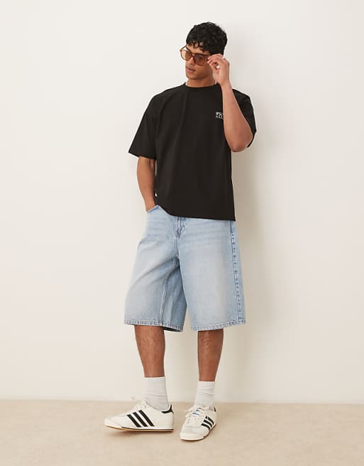 ASOS DESIGN Oversized T-shirt With Lemon Print In Black