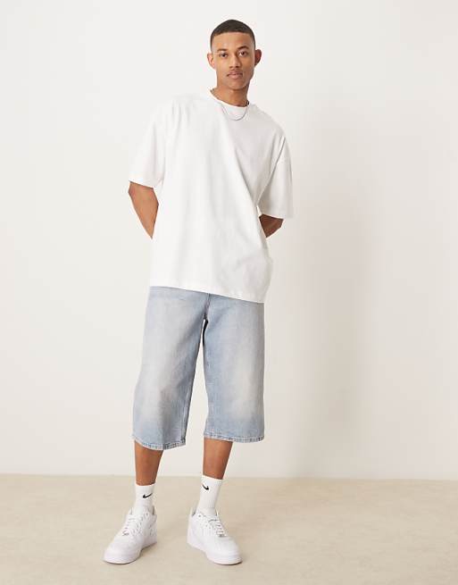 ASOS DESIGN Oversized T-shirt With Palm Tree Graphic In White