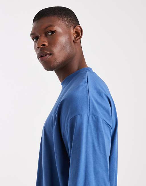 ASOS DESIGN Oversized T-shirts In Blue With Italy Graphic