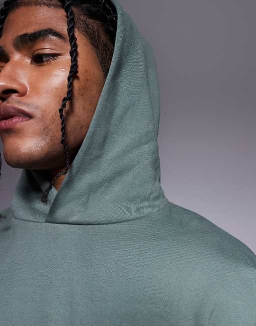 ASOS DESIGN Premium Heavyweight Extreme Oversized Hoodie In 400gsm In Green