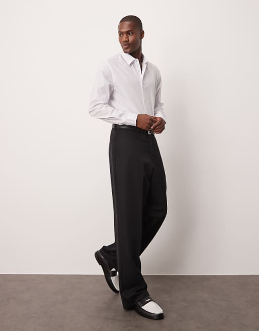 ASOS DESIGN Regular Fit Shirt In White