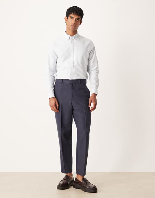 ASOS DESIGN Regular Oxford Shirt In Light Blue