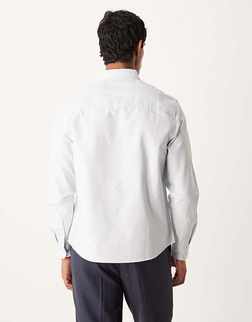 ASOS DESIGN Regular Oxford Shirt In Light Blue