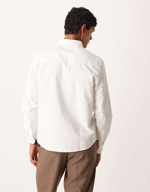 ASOS DESIGN Regular Oxford Shirt In White
