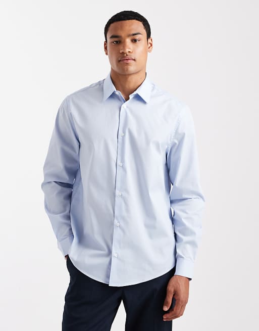 ASOS DESIGN Regular Shirt In Blue