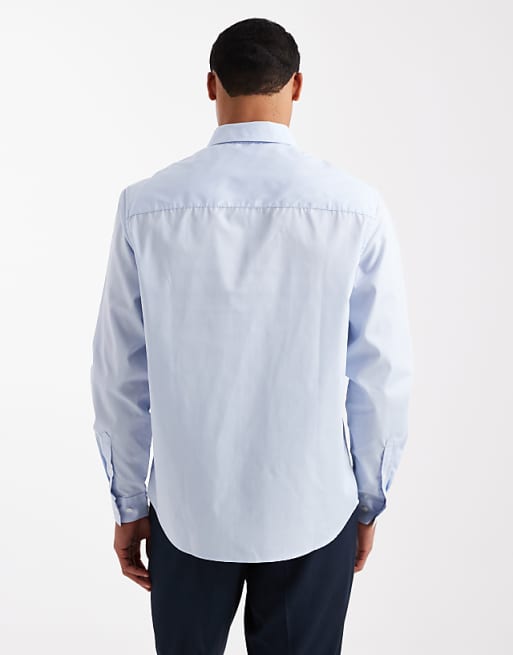 ASOS DESIGN Regular Shirt In Blue
