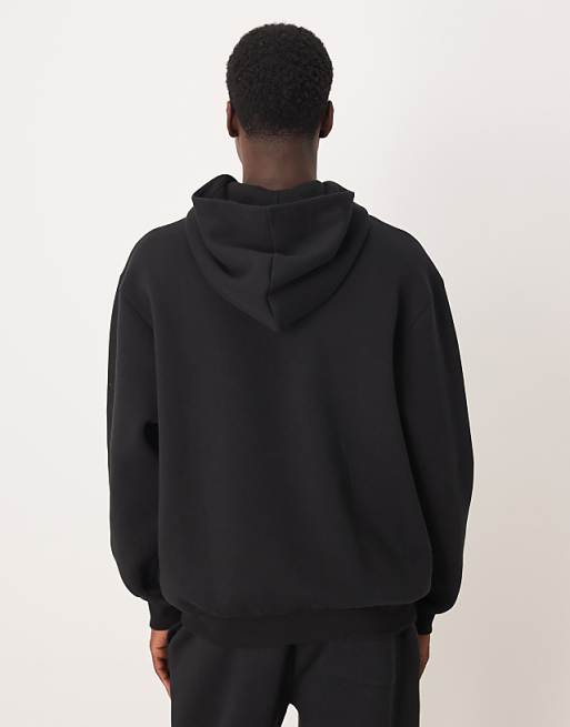 ASOS DESIGN Relaxed Fit Co-ord Hoodie With Print In Black