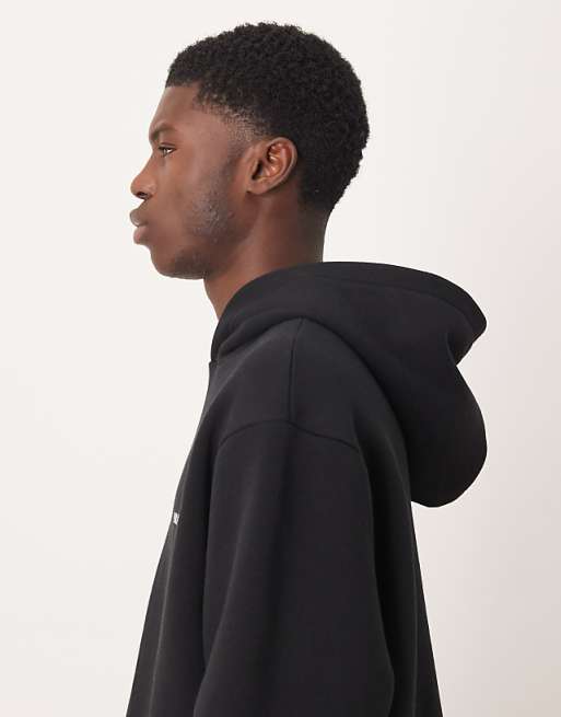 ASOS DESIGN Relaxed Fit Co-ord Hoodie With Print In Black