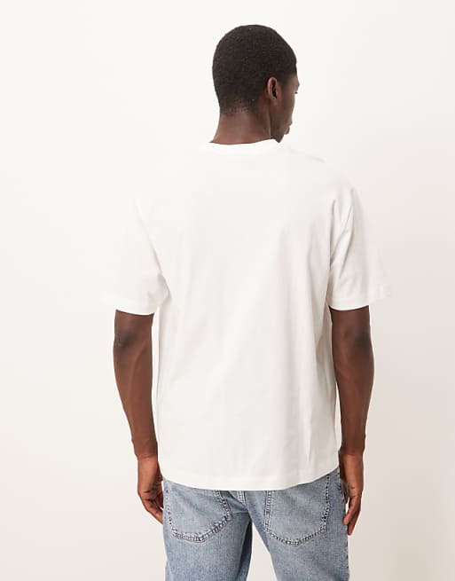 ASOS DESIGN Relaxed Fit T-shirt With Bubble Print Detail In Ecru