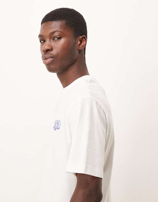 ASOS DESIGN Relaxed Fit T-shirt With Bubble Print Detail In Ecru