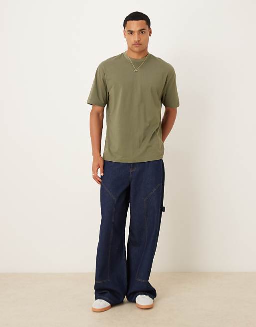 ASOS DESIGN Relaxed Fit T-shirt With Food Print In Green
