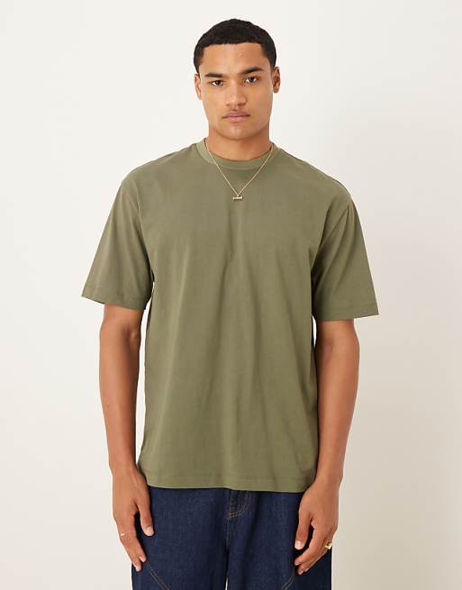 ASOS DESIGN Relaxed Fit T-shirt With Food Print In Green