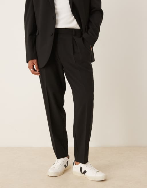 ASOS DESIGN Relaxed Longline Suit In Black