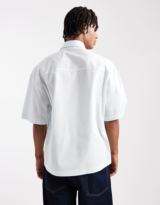 ASOS DESIGN Relaxed Shirt In Blue