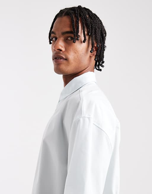 ASOS DESIGN Relaxed Shirt In Blue
