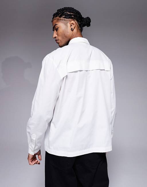 ASOS DESIGN Relaxed Shirt In White