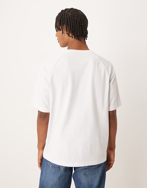 ASOS DESIGN Relaxed T-shirt With Mountain Print In White